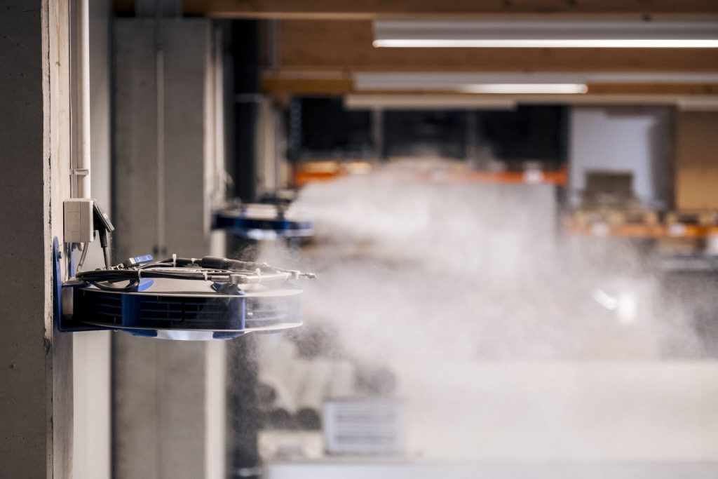 klimabefuktning.no, Norge, Sverige, luftbefuktning, luftfuktere, Merlin Technologies, Norge, inneklima, fuktighetskontroll, støvkontroll, luftkvalitet, HMS, økt produksjon, elektronikk, sagbruk, tømmer, gruver, trykkeri, kontor, matvarer, plastproduksjon, lakkering, elektronikk, automobil-industri, lager, støv, svevestøv, allergi, luftveisinfeksjoner